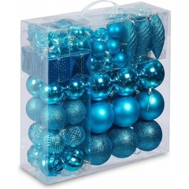 Relaxdays Weihnachtskugeln im 110er Set – Bild 7