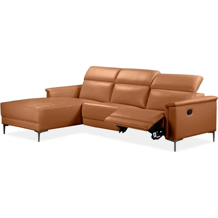 OTTO home Ecksofa LUND, L-Form, 261cm, man. o. elektr. Relaxfunktion (mit USB-A), und Kopfteilverstellung – Bild 3