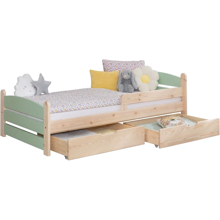 Kinderbett Einzelbett "Mello" 90x200 Kiefer massiv