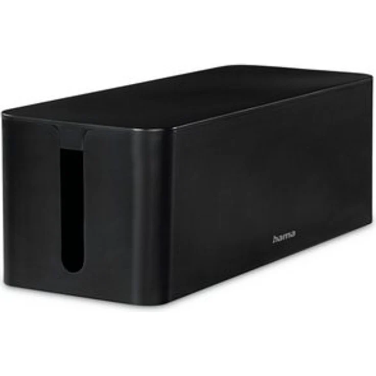 Hama Kabelbox Kabelbox für Standard 6er Steckdosenleisten, Stecker, Kabel, Ladegerät, (1-tlg), Schlichtes Design, Schreibtisch, Tisch, große Aufbewahrungsbox – Bild 6
