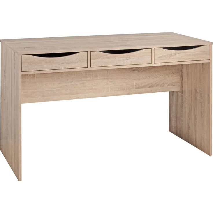 Wohnling Schreibtisch 120x55 cm Sonoma Eiche