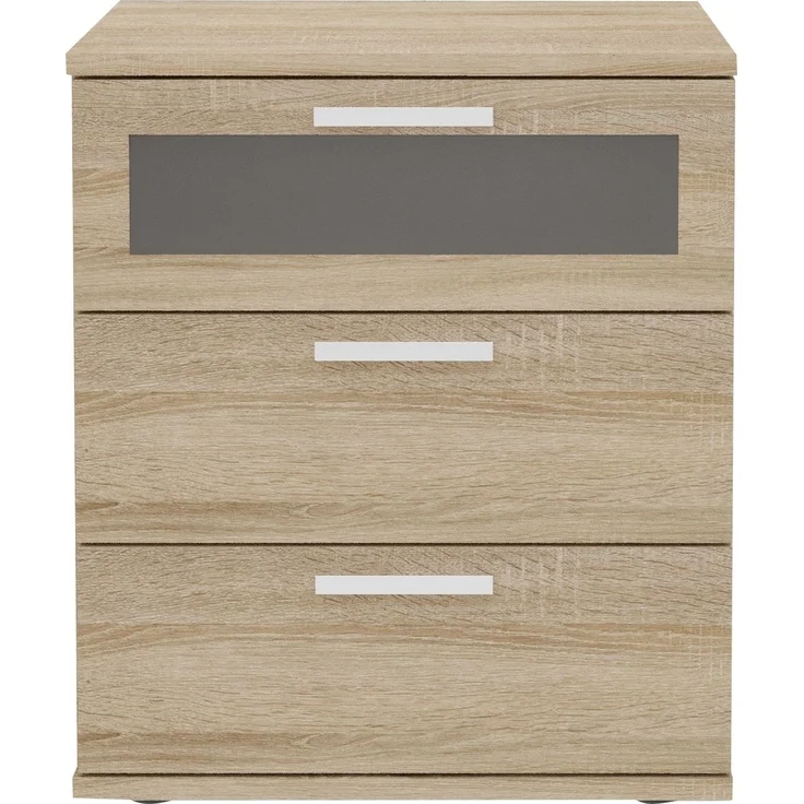 Nachttisch >JACK 2< in Eiche Dekor - 45x53,5x38cm (BxHxT) – Bild 3