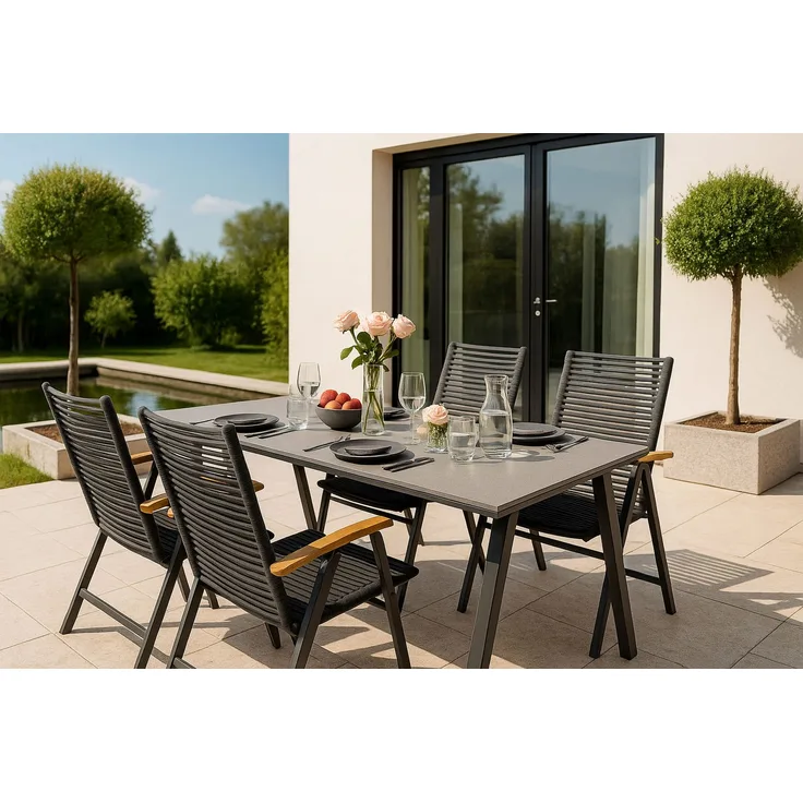 LC Garden Gartenset 5tlg. Gartentisch Sunrest