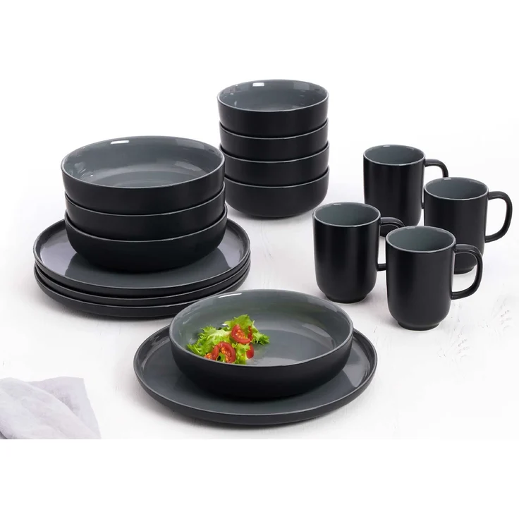 Ritzenhoff & Breker JASPER Espressotasse mit Untertasse 100 ml schwarz – Bild 7