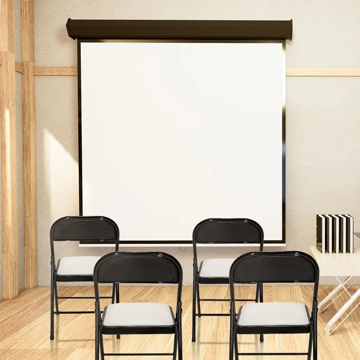 hjh OFFICE Besucherstuhl Konferenzstuhl TUDELA Kunstleder Weiß – Bild 10