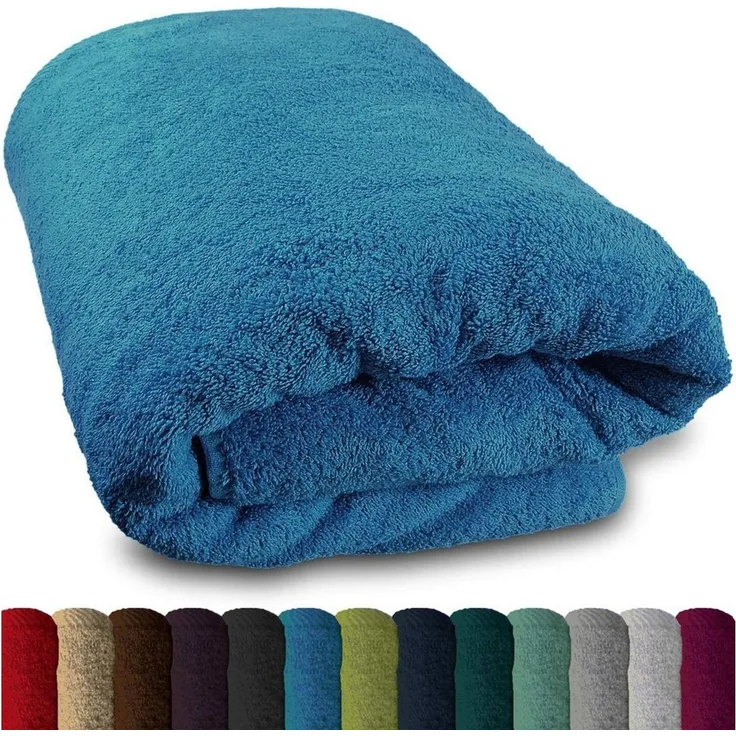 Lanudo Badetücher Lanudo® Saunahandtuch "Pure Line" 80x200 cm div. Farben, 100% Baumwolle (1-St)