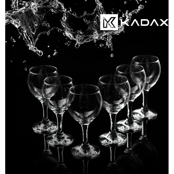 KADAX Rotweingläser, 6-teilig, 210 ml, Gläser-Set – Bild 6