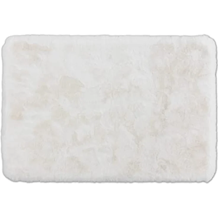 Schöner Wohnen Kollektion Badteppich 'Bali', weiß, pflegeleicht, waschbar bei 30°C, rutschhemmend, 60 x 90 cm – Bild 1