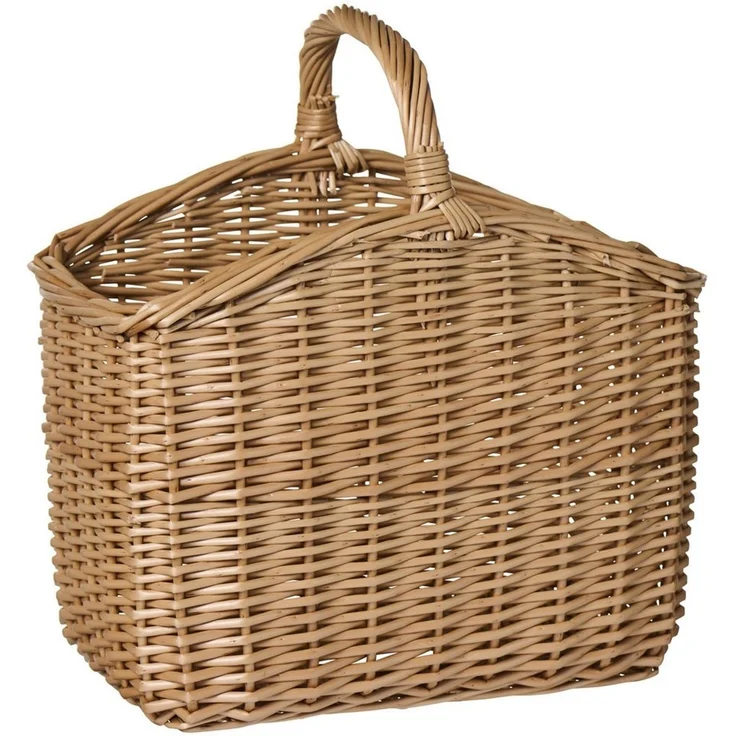 Ib Laursen - Korb Weidenkorb mit Henkel B23xH26xL35cm Weide Natur 29044-00 – Bild 4