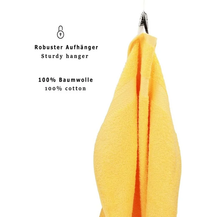 Betz Handtuch Set 5-TLG. Premium 1 Duschtuch 2 Handtücher 1 Gästetuch 1 Waschhandschuh, 100% Baumwolle – Bild 2