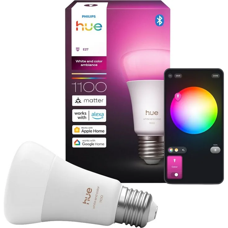 Philips Hue White & Cool Ambiente E27 1er Pack 75W