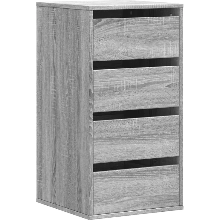vidaXL Kommode Grau Sonoma 40x41x76 cm Holzwerkstoff 852866 – Bild 1