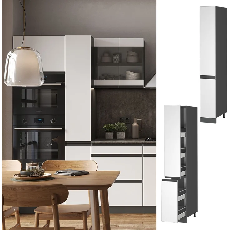 Apothekerschrank R-Line Weiß 30 cm J-Shape Vicco – Bild 2