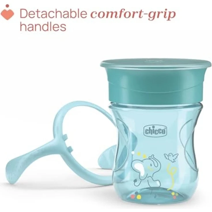 Chicco 00006951250000 Einzelbild 0 2 l Tasse Universal Türkis Kunststoff Silikon – Bild 7