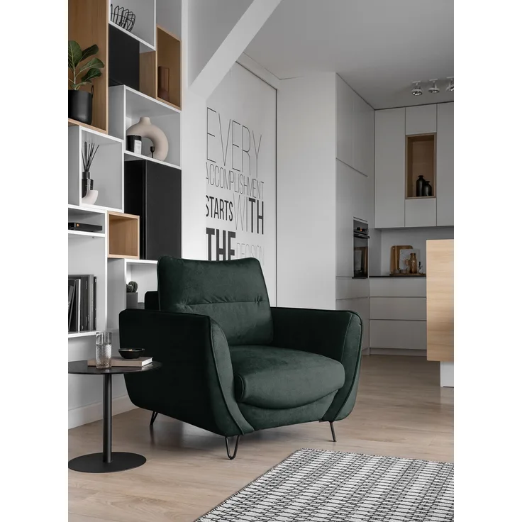 Silva 1F, Sessel, Stuhl, Dunkelgrün