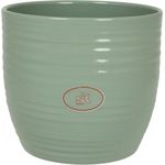 Heimwerkercenter Übertopf SK - Soendgen Keramikübertopf Serie Bergamo ø16 cm, gletscherblau