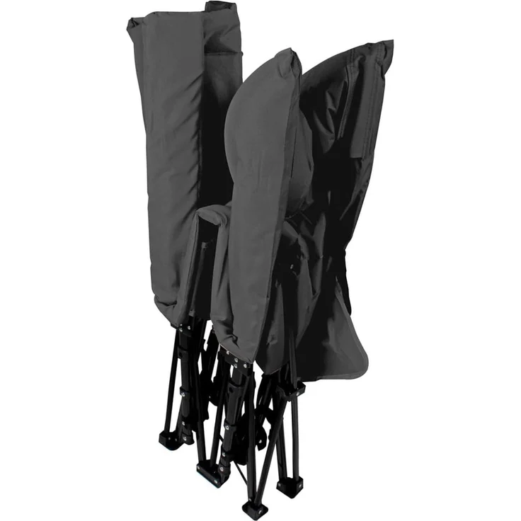 Popup Gartenliege Feldbett Campingbett gepolstert klappbar 190x67x37cm – Bild 7