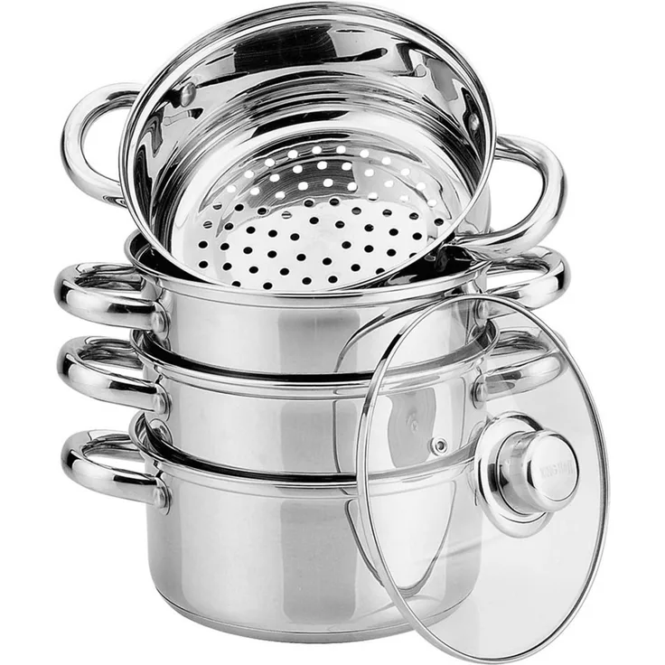 Kinghoff Kinghoff Dampfgartöpfe 2,5l 18cm 5 Stück KH3317