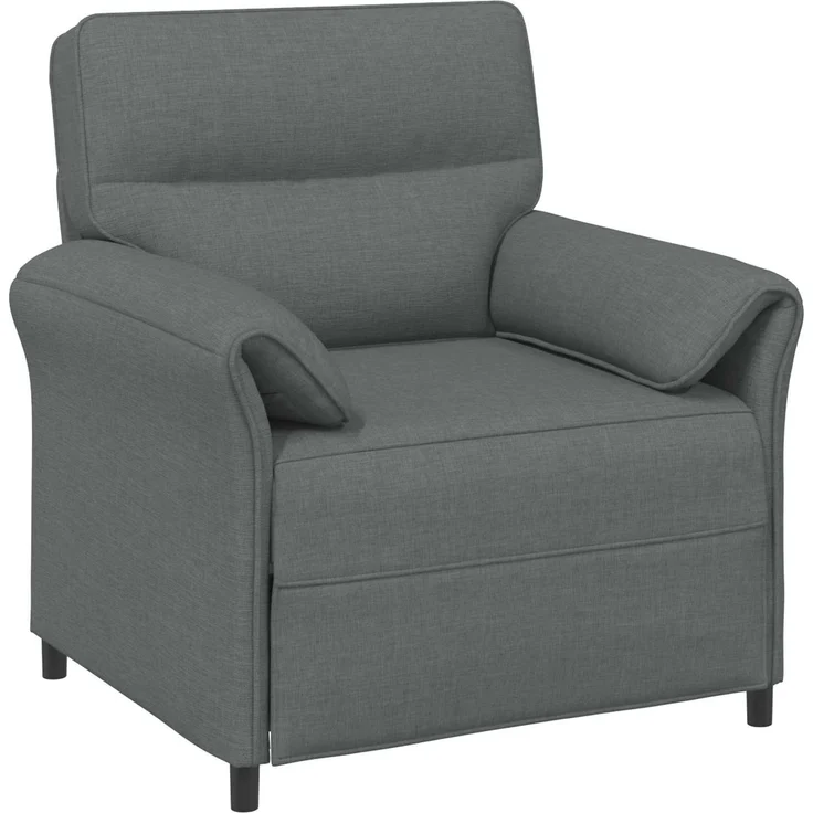 vidaXL Sofa Set 2 stk. Dunkelgrau Stoff 3424872 – Bild 3