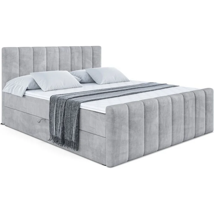 ALTDECOR Boxbett OTTA-Z (Multipocket-Matratze H4, H3 Matratze Bonellfederung, Topper, Kopfteil) – Bild 2
