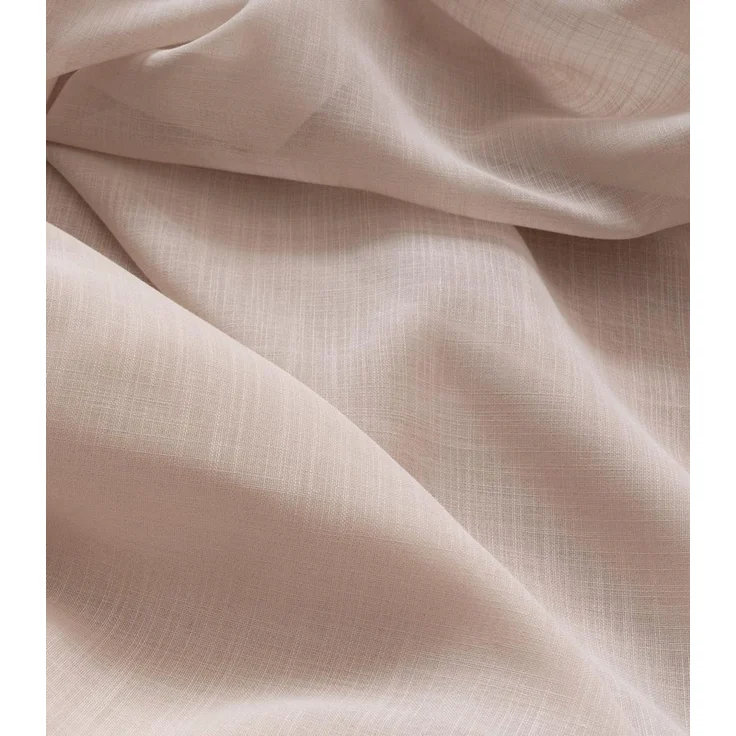 Home4You Vorhang, 140x245 cm, Taupe, Unifarben, (1 St), verdeckte Schlaufen, halbtransparent, Polyester – Bild 2