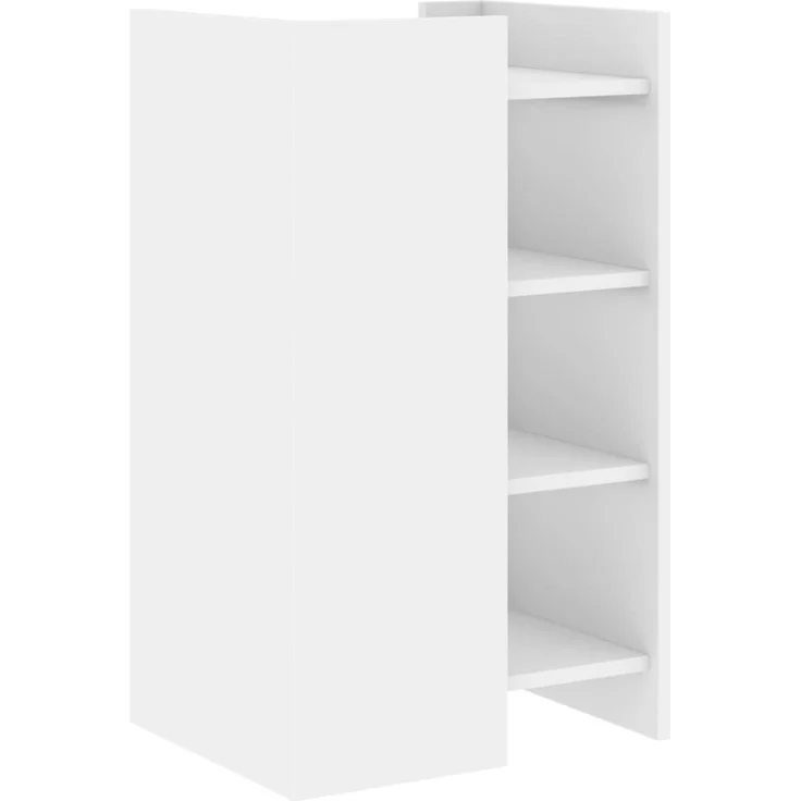 vidaXL Sideboard Weiß 45x35x75 cm Holzwerkstoff 848381 – Bild 11