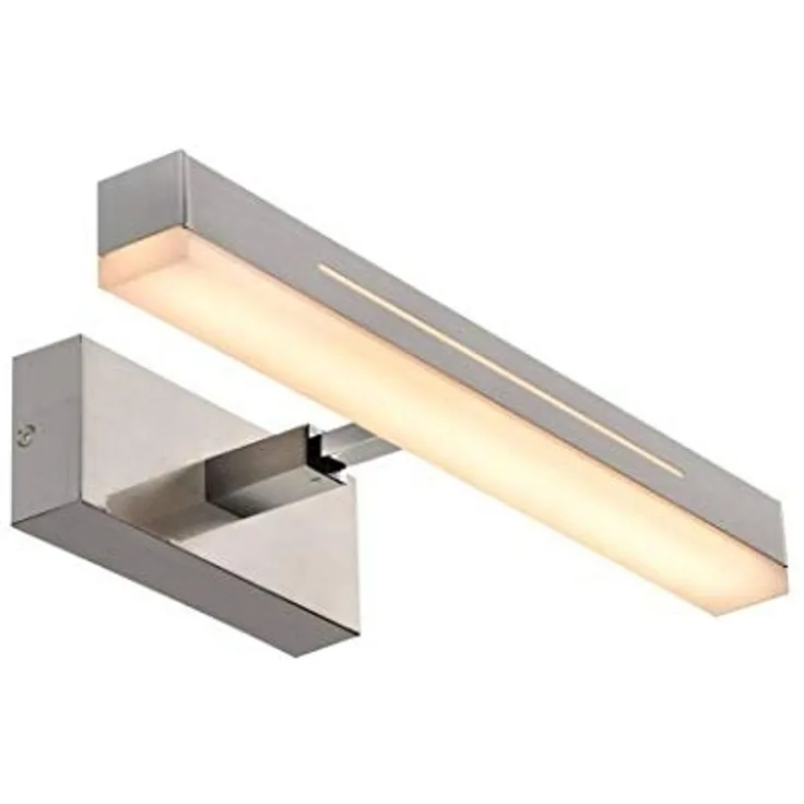 Nordlux OTIS LED Wandleuchte gebürstet nickel 1300lm IP44 40 x 14,6 x 7,5 cm