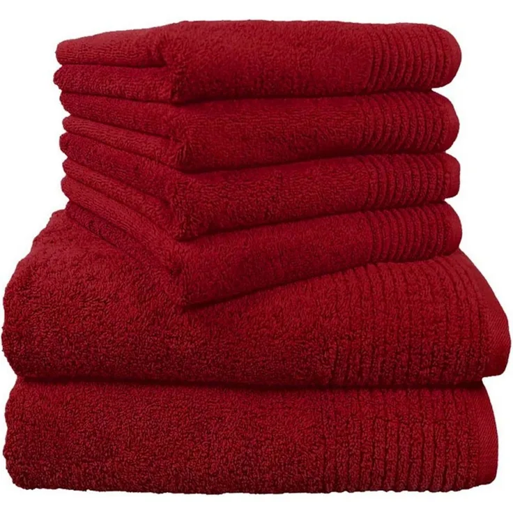 Dyckhoff Handtuch Brillant, (6-St), Gäste-handtuch handtuch bade-tuch
