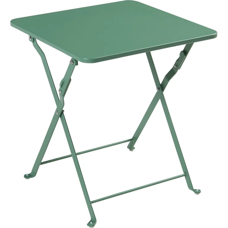 Klapptisch Vegårshei Stahl 45x40x40 cm Grün [en. casa] – Bild 3