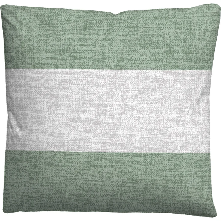 biberna Feinbiber Bettwäsche 0006732 LÄNGSBALKEN, fichte, 1x 135x200 cm + 1x 80x80 cm – Bild 3
