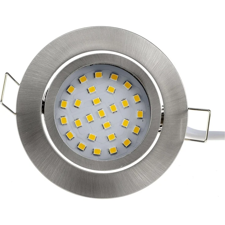 LED-Einbauleuchte "Flat-32dim" warmweiß80x32mm, 5W, 590lm, Edelstahl gebürstet – Bild 4