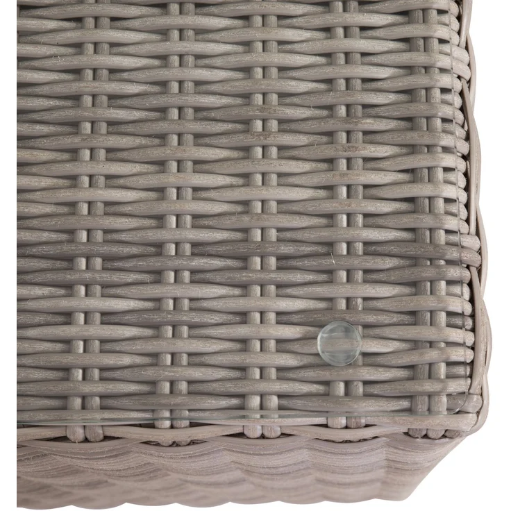 Greemotion 'Palma', Glas - Polyester - Polyethylen - Stahl ,Grau, 52,5 cm 41 cm 71 cm 93 cm – Bild 6