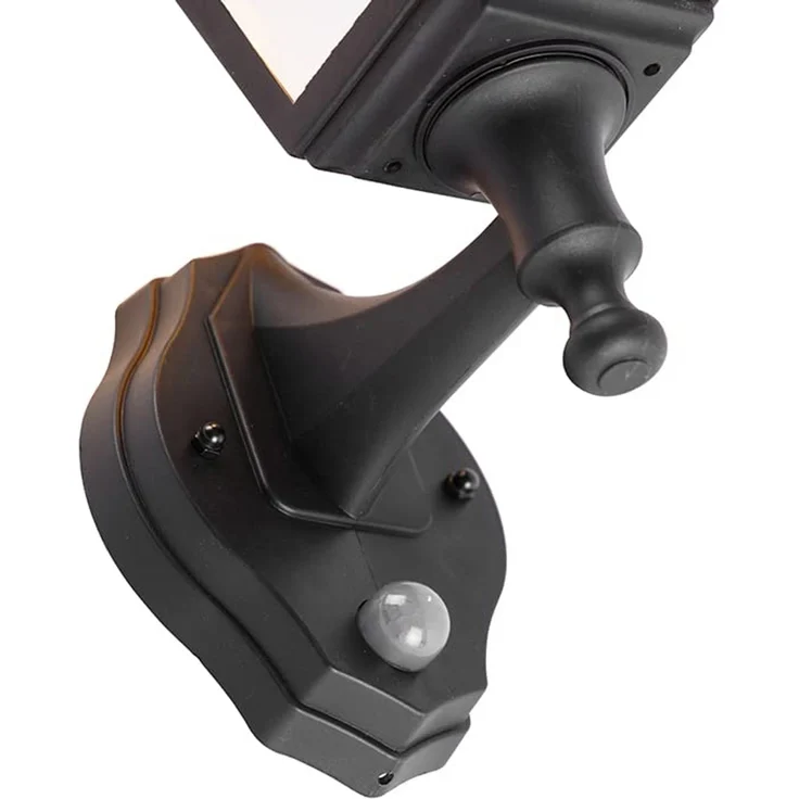 Qazqa Außen-Wandleuchte Capital, ohne Leuchtmittel, E27, Schwarz, Klassisch / Antik, Kunststoff, 1-flammig – Bild 5