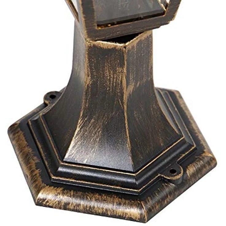 Qazqa Außen-Stehlampe Capital, ohne Leuchtmittel, E27, Gold/Messing, Klassisch / Antik, Kunststoff, 1-flammig – Bild 6