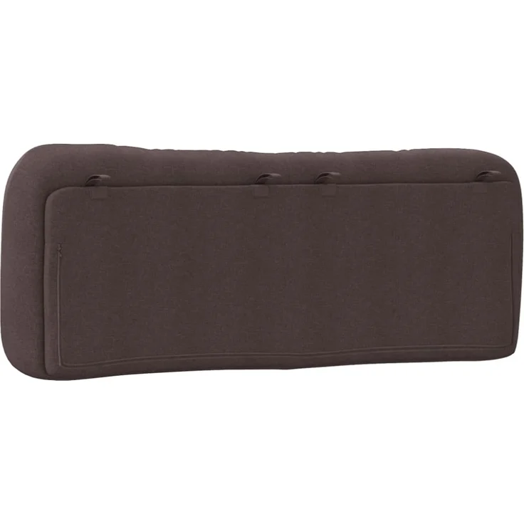vidaXL Kopfteil-Kissen Dunkelbraun 140 cm Stoff 374579 – Bild 2
