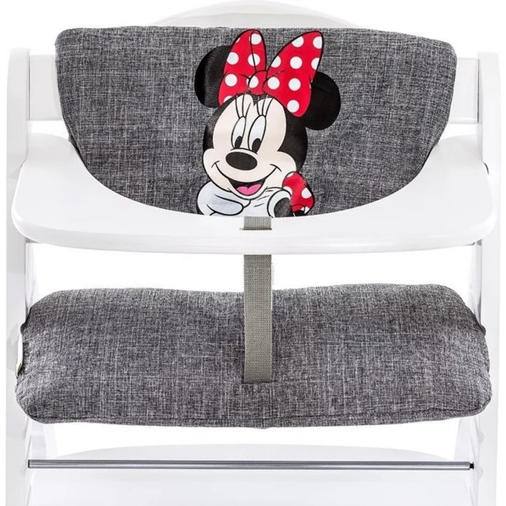 Hauck Hochstuhlauflage Luxe Minnie-Sitz-Kissen, grau – Bild 4
