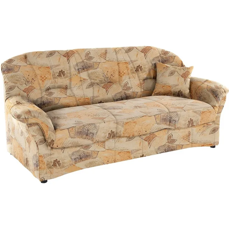 DOMO collection 3-Sitzer Bahia, bequem & komfortabel, zeitloses & elegantes Sofa, Breite 200cm, inklusive Federkern