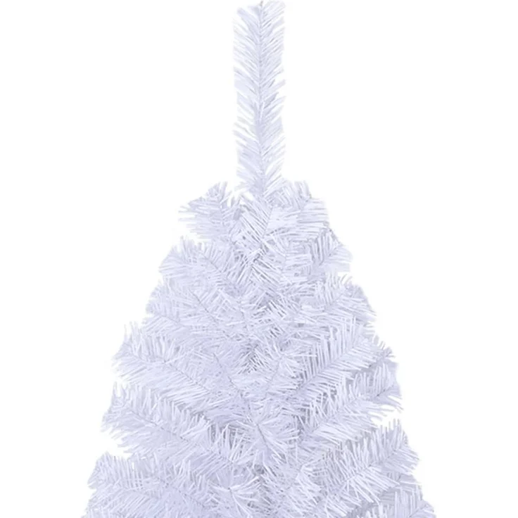 vidaXL Künstlicher Weihnachtsbaum mit Dicken Zweigen Weiß 210 cm PVC 321040 – Bild 2