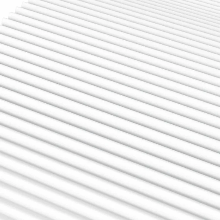 vidaXL Schaumstoffmatratze Weiß 180x210 cm Härtegrad H2 H3 4016636 – Bild 5