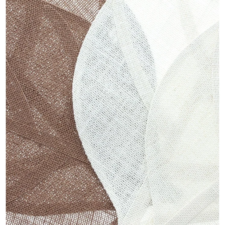 4x Platzmatte "Blatt" aus Jute, beige + braun, 30x45 cm, Platzset, Tischset – Bild 5