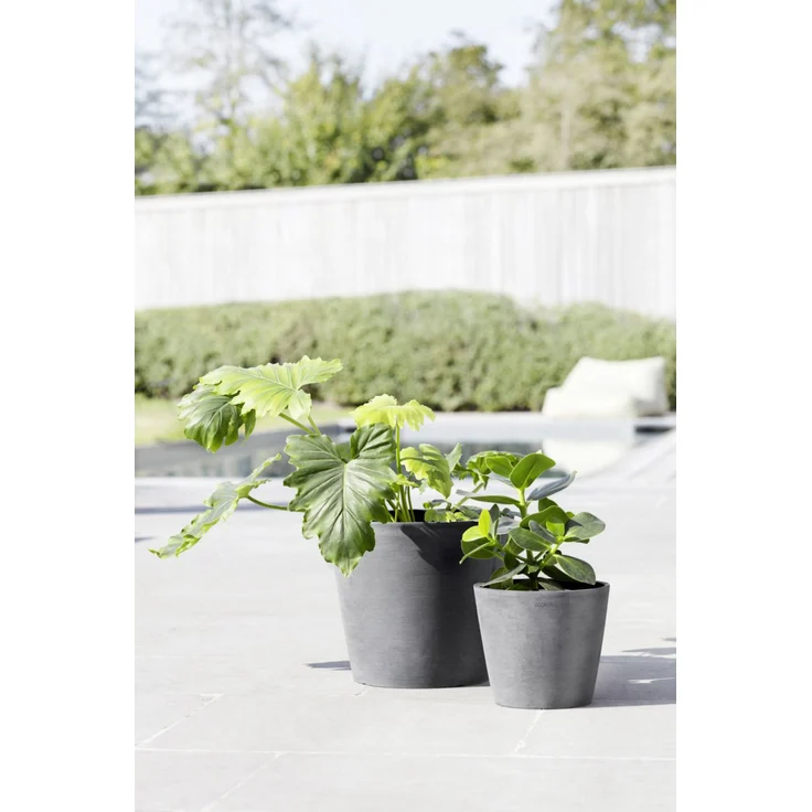 Ecopots Pflanztopf Amsterdam Ø 30 x 26 cm grau – Bild 2