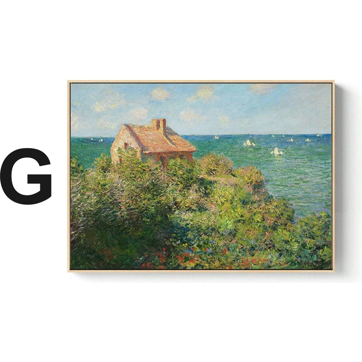 Poster Vintage Claude Monet · Deko Print ohne Rahmen - G / 30x40 cm
