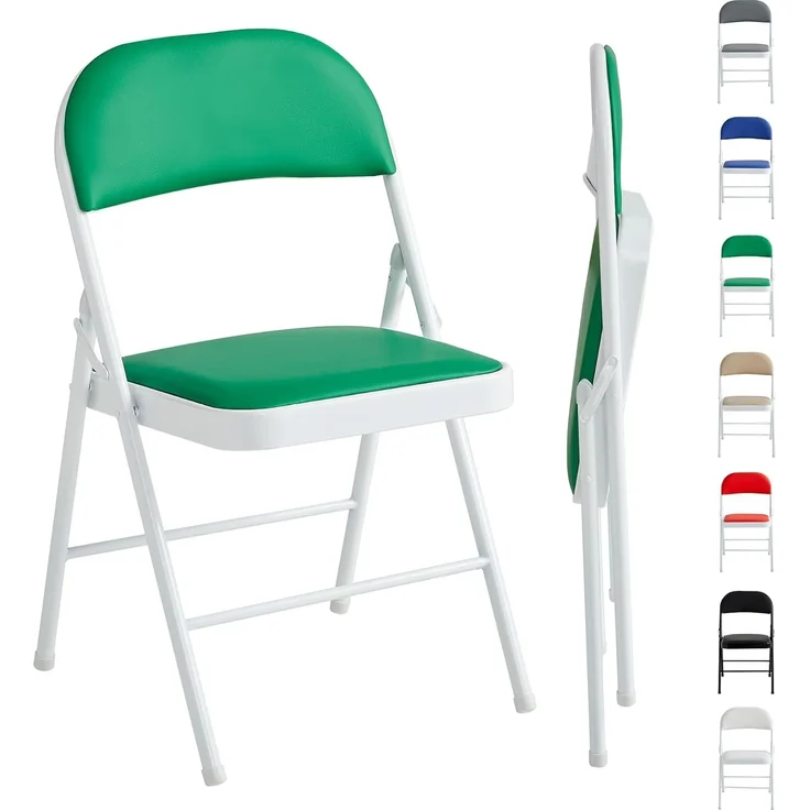 MCC direct Klappstuhl Kunstleder Klappstuhl gepolstert im 1er, 2er, 4er und 6er Set (1 St) – Bild 1
