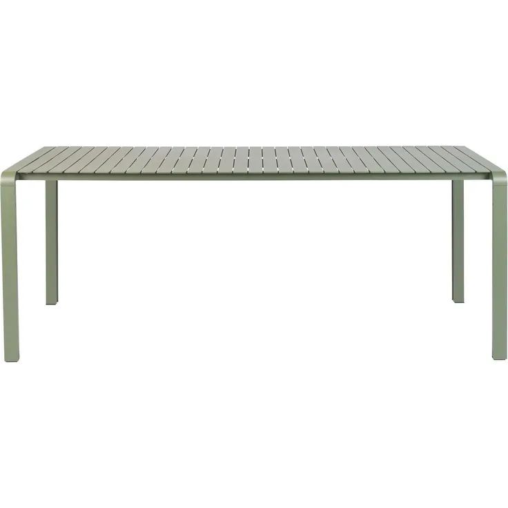 Zuiver Gartentisch Vondel 214x97 cm, Grün aus Aluminium