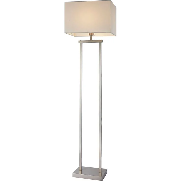 NOWA Stehlampe SYDNEY, Dimmer, Dimmfunktion, mehrere Helligkeitsstufen, Leuchtmittel wechselbar, Warmweiß, Stehleuchte/Textil beige/dimmbar/getrennt schalt-dimmbar/Wohnzimmer – Bild 5