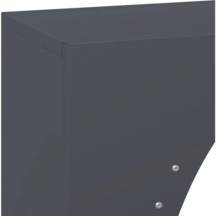 vidaXL Brennholzregal Anthrazit 50x23x100 cm Kaltgewalzter Stahl 864183 – Bild 7