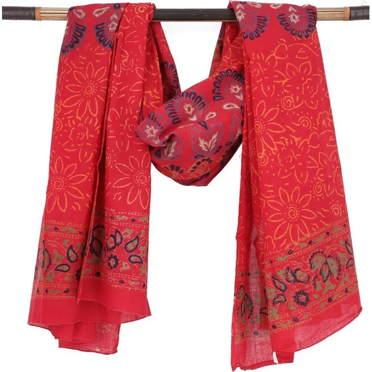 Guru-Shop Sarong Leichter Mandala Pareo, Sarong, handbedrucktes.. – Bild 2