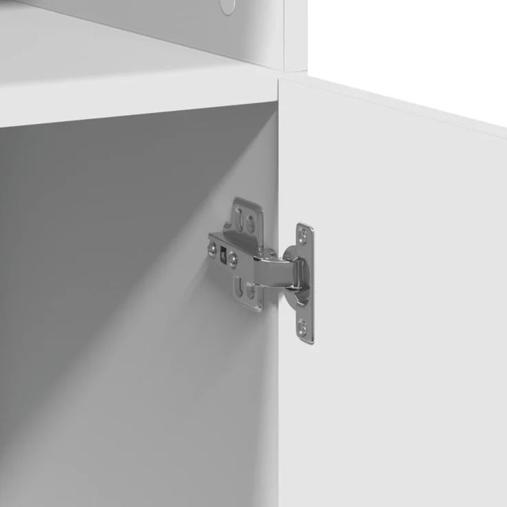 vidaXL Highboard Weiß 80x42,5x185 cm Holzwerkstoff 3281378 – Bild 6