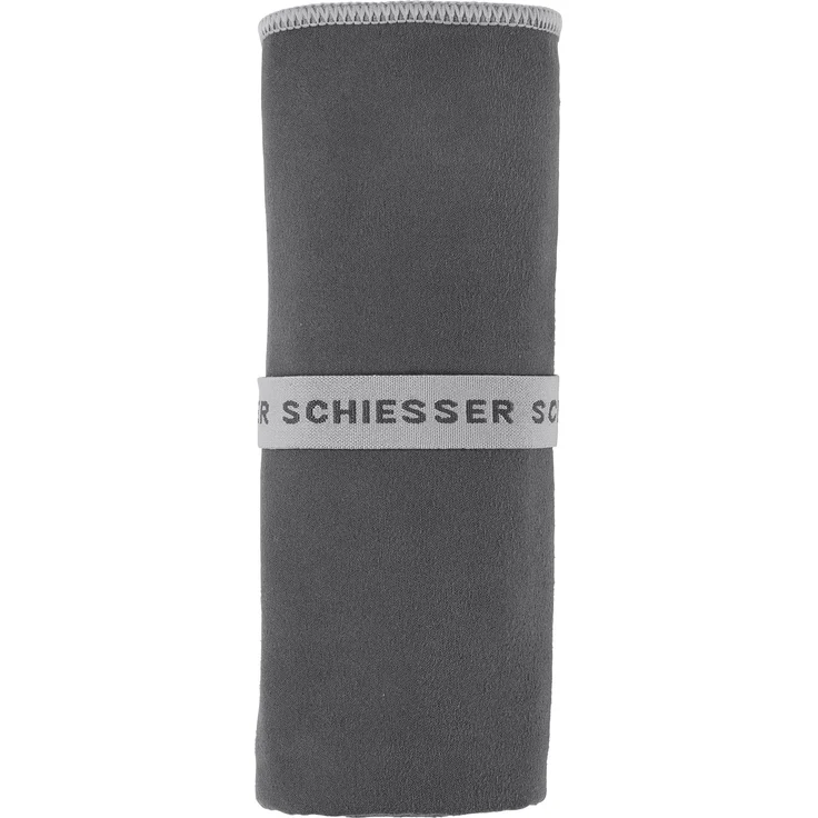 Schiesser Sporthandtuch Mario - 80 x 130 cm - Grau – Bild 1