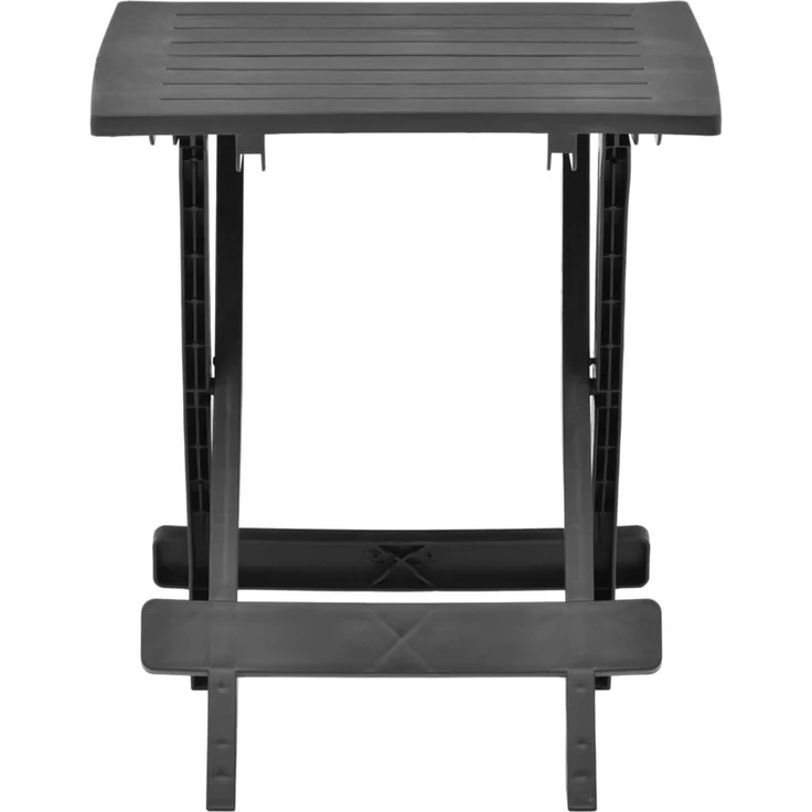 Gartentisch Klappbar, Balkontisch Anthrazit 45 x 43 x 50 cm Kunststoff – Bild 2